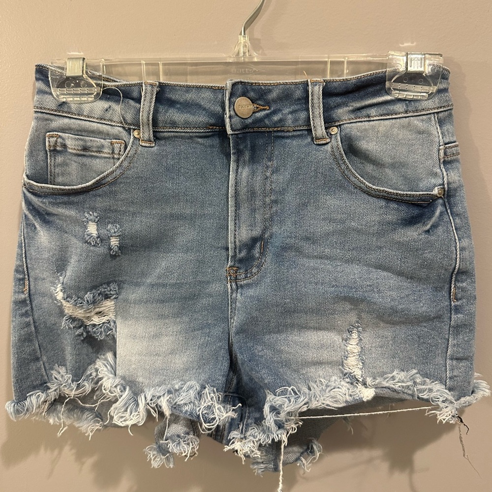 Disclosure Distressed Denim Jean Shorts Size 9/29